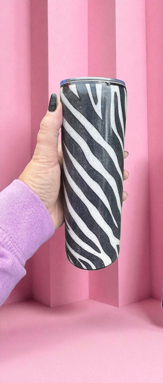 Large Black and White Zebra Print